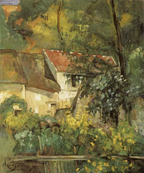 Paul Cezanne The House of Pere Lacroix in Auvers Norge oil painting art
